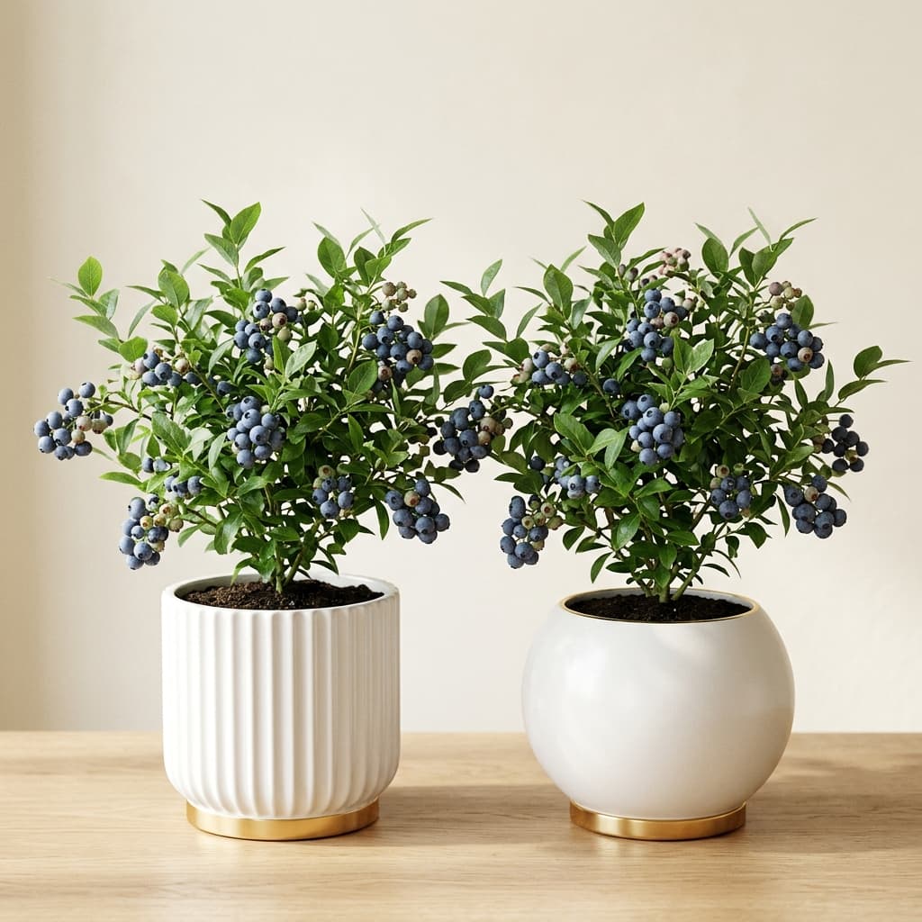 Potted Blueberry Nursery Plant